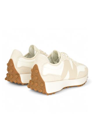 Sneaker donna in pelle colore panna. NEW BALANCE | WS327-NKB